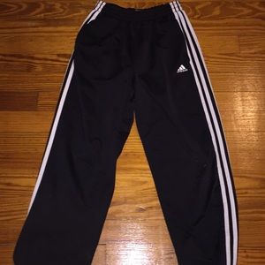 Black adidas joggers